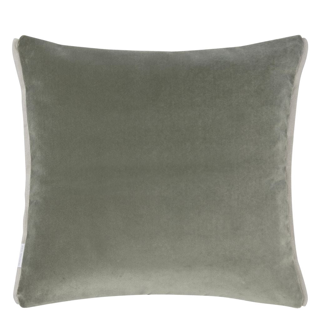 Varese Room Velvet Cushion 2 - Green