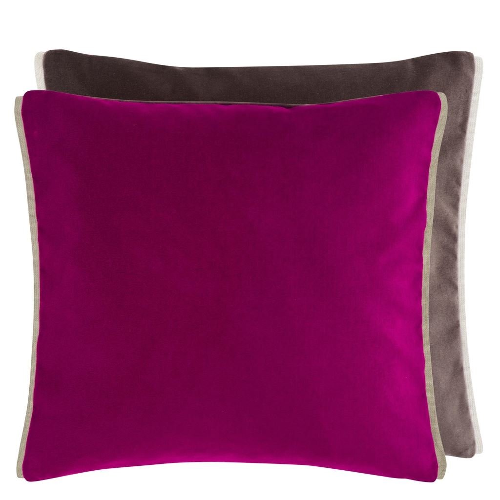 Varese Velvet Cushion - Purple