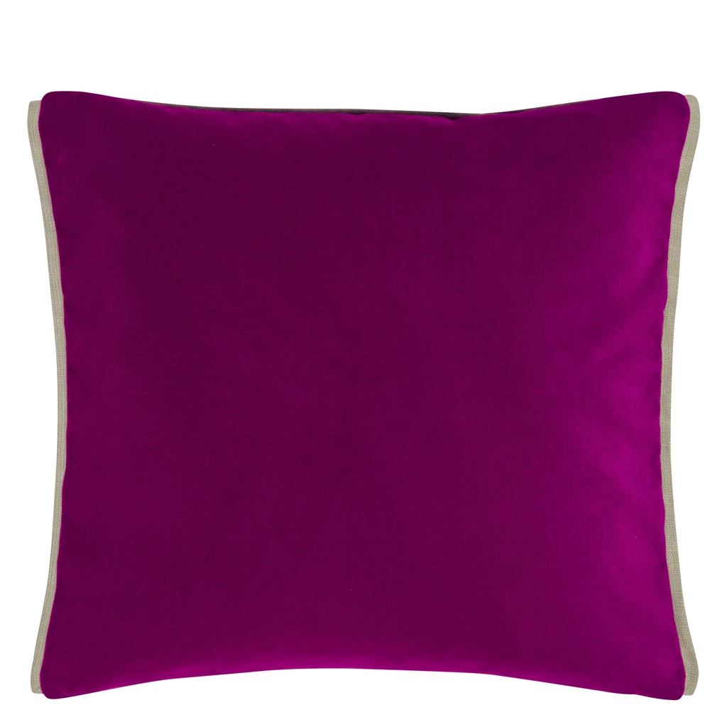 Varese Room Velvet Cushion - Purple