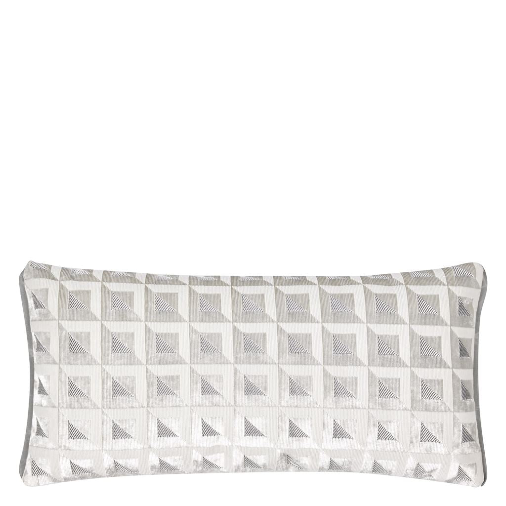 Monserrate Room Velvet Cushion - White