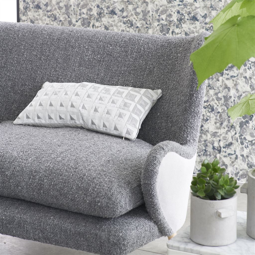 Monserrate Room Velvet Cushion 4 - White