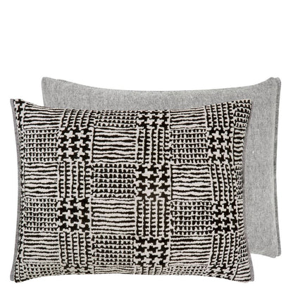 Queluz Velvet Cushion - Gray