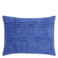Queluz Room Velvet Cushion - Blue
