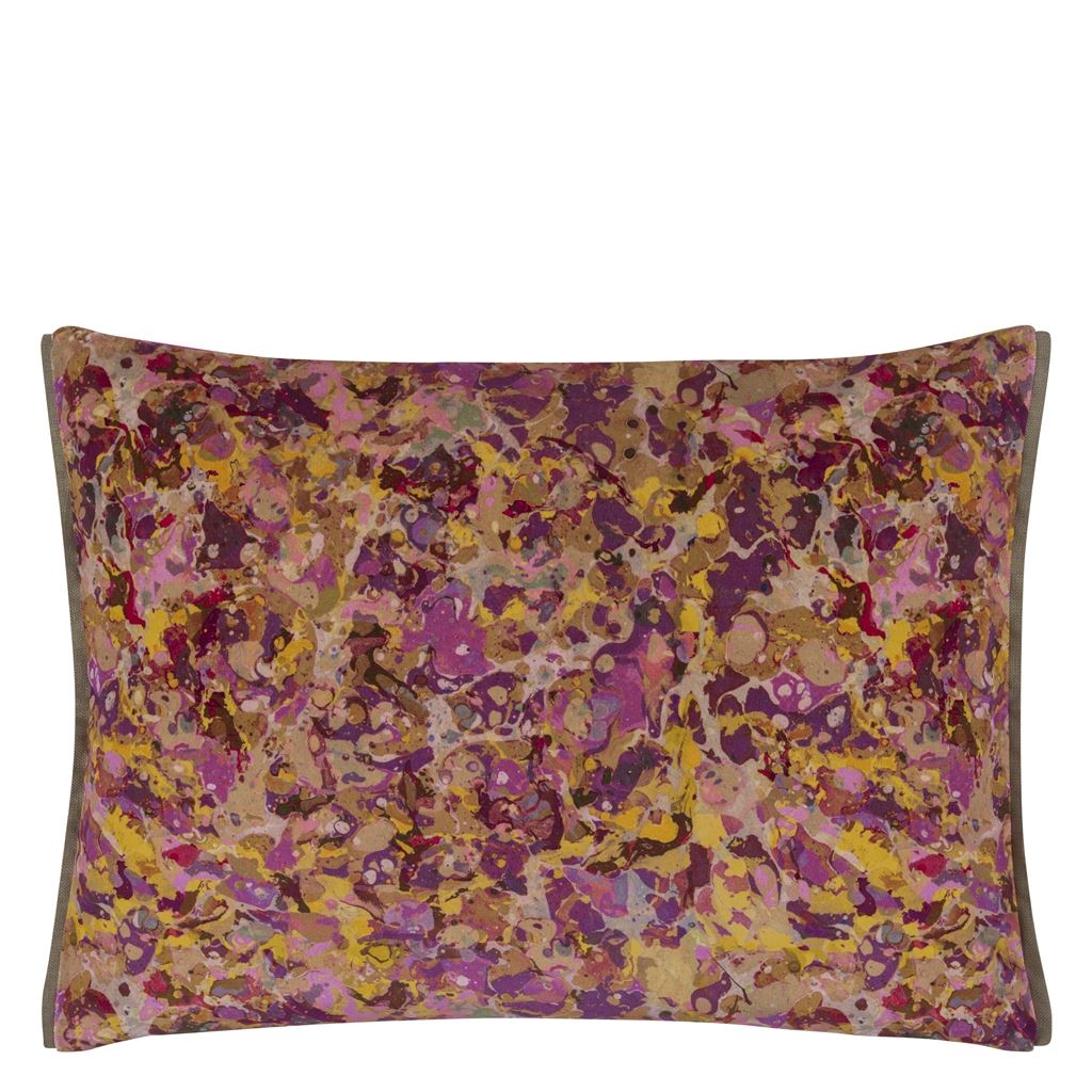 Odisha Room Velvet Cushion - Pink