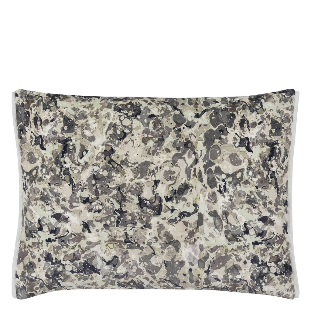 Odisha Room Velvet Cushion - Gray