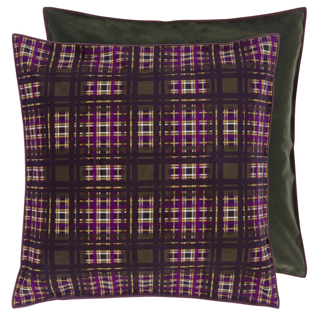 Patiali Velvet Cushion - Purple