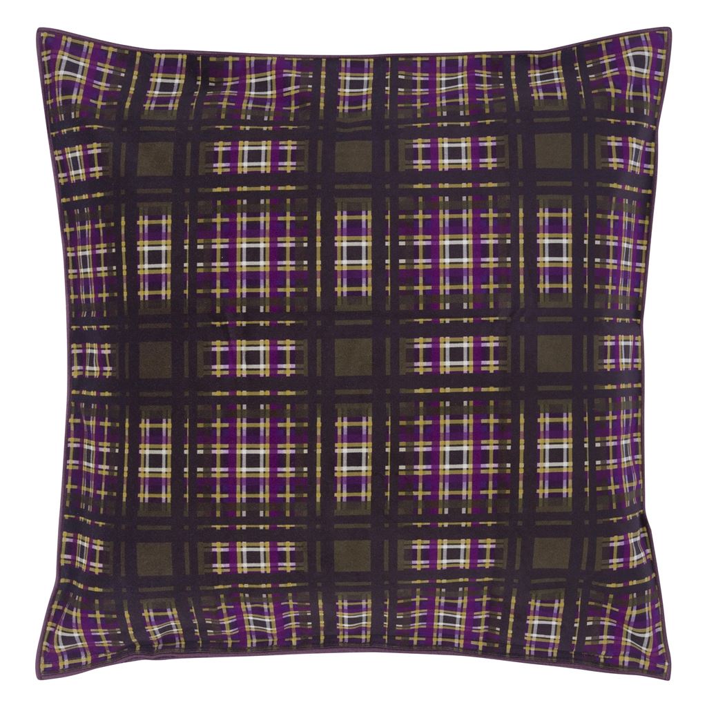 Patiali Room Velvet Cushion - Purple