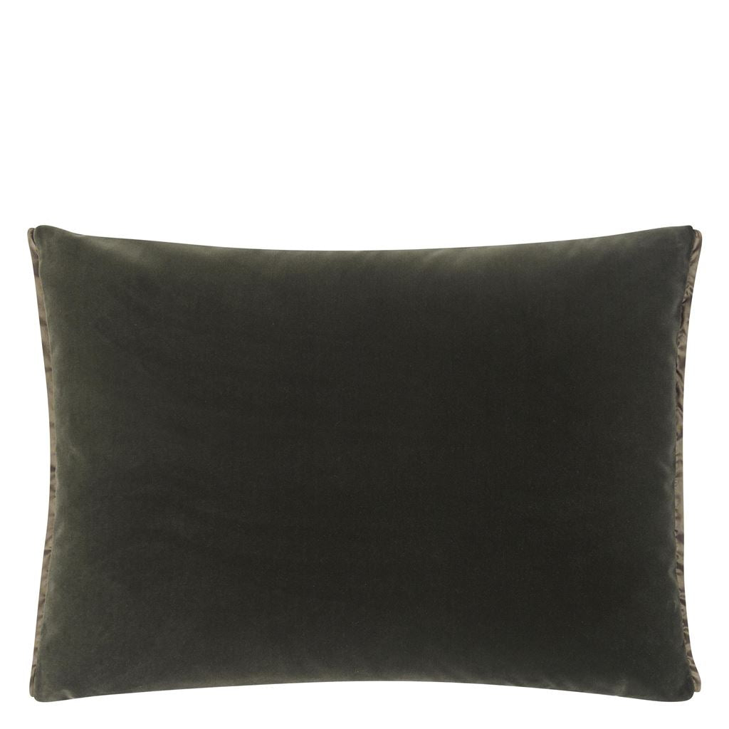 Shastri Room Velvet Cushion 2 - Green