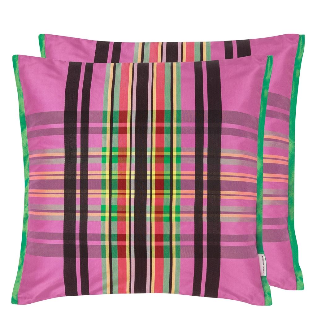 Chennai Silk Cushion - Purple