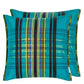 Chennai Silk Cushion - Teal