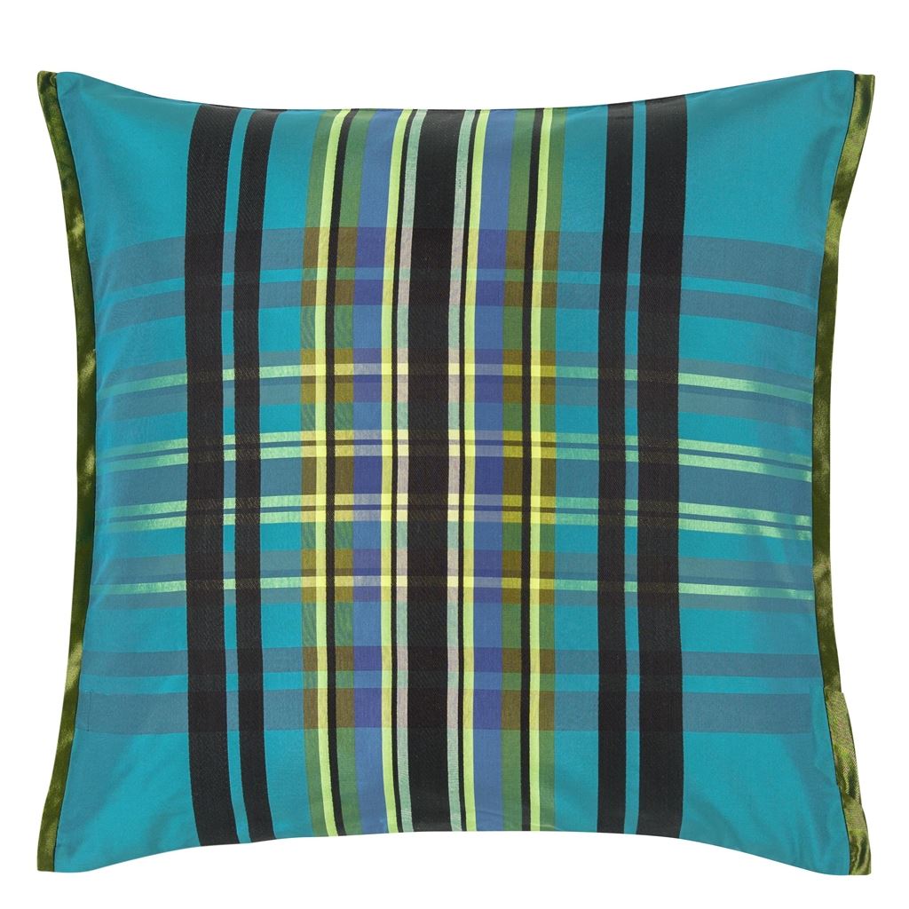 Chennai Silk Room Cushion - Teal