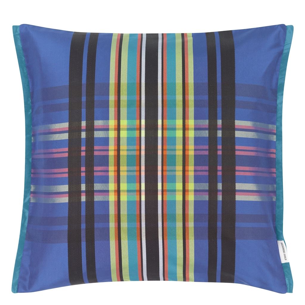 Chennai Silk Room Cushion - Blue