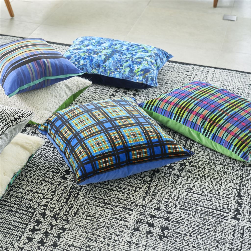 Chennai Silk Room Cushion 4 - Blue