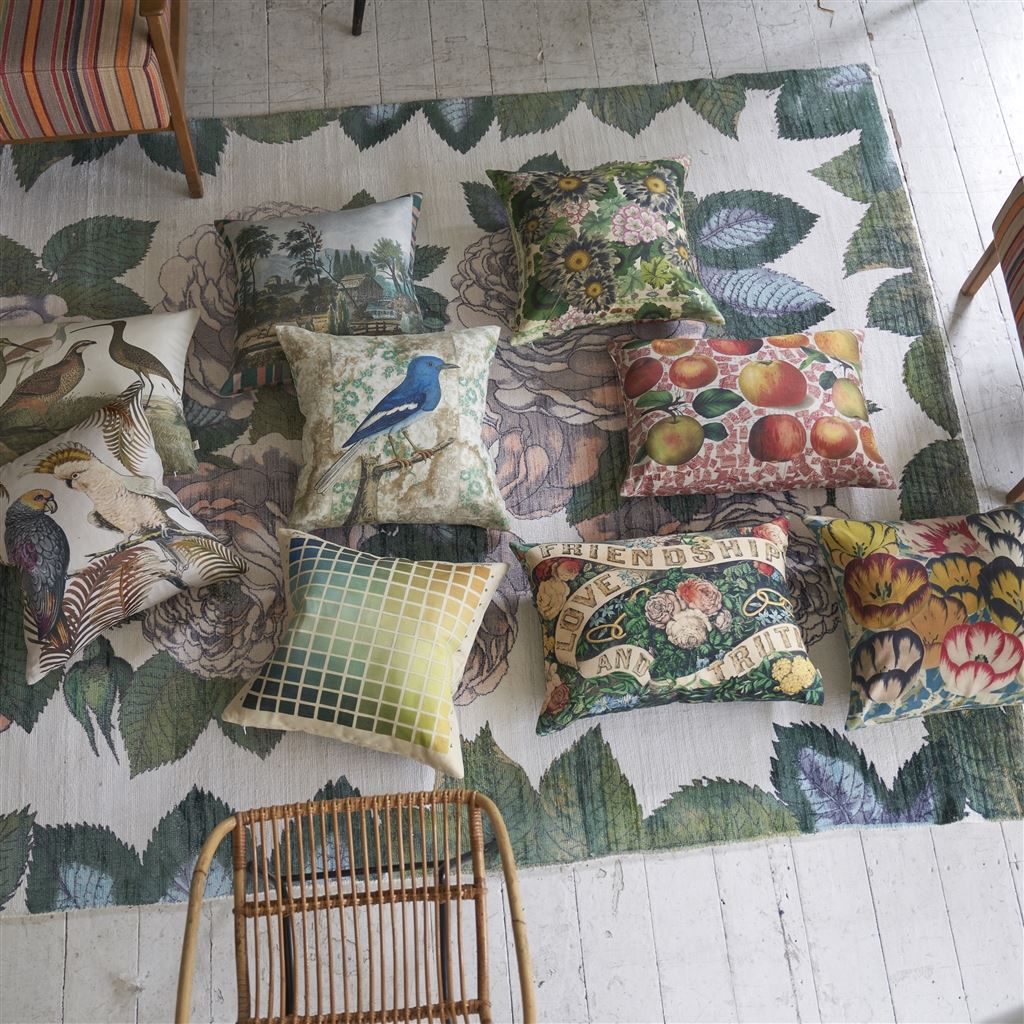 Birds Of A Feather Parchment Room Cushion 5 - Multicolor