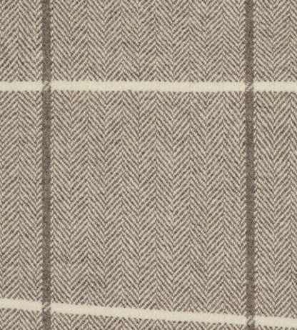 Astral Check Fabric - Brown 