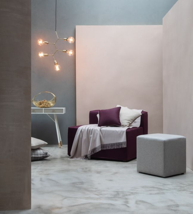 Astral Check Room Fabric - Gray