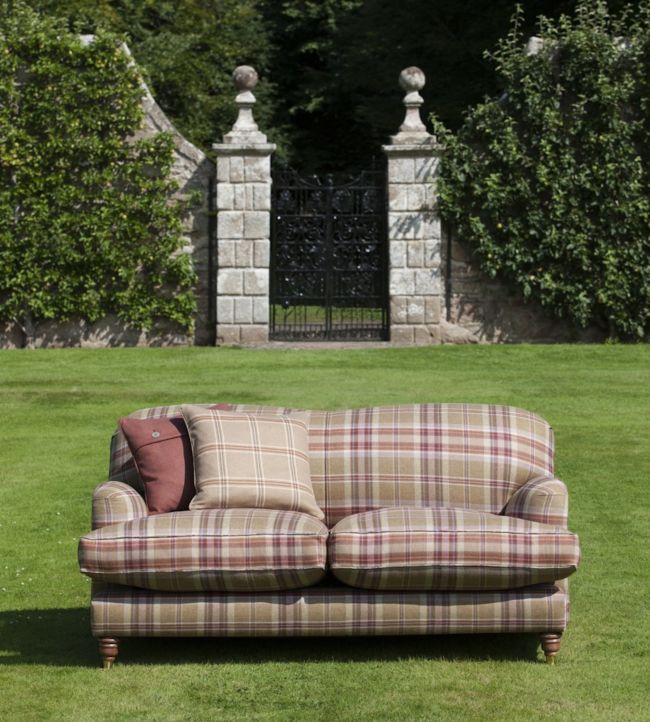 Strath Carron Room Fabric - Brown