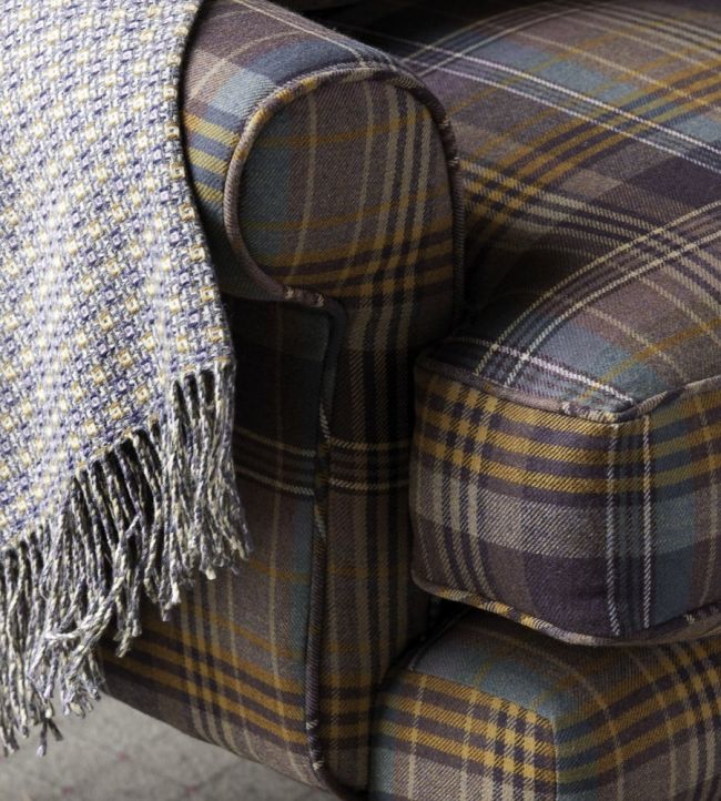 Crimond Room Fabric - Blue