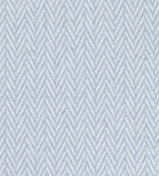 Herringbone Fabric - Blue