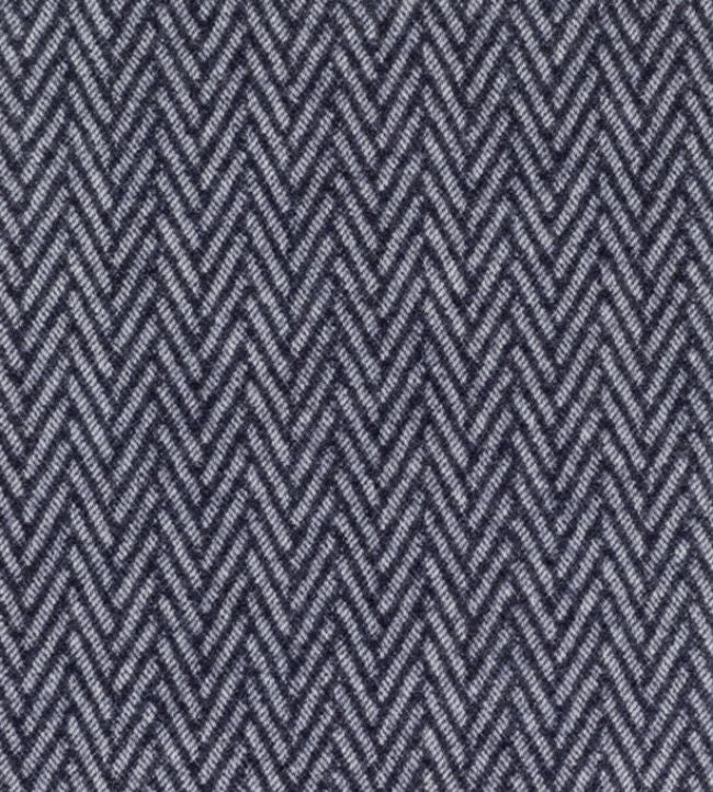 Herringbone Fabric - Blue