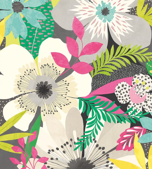 Floral Riot Wallpaper - Multicolor