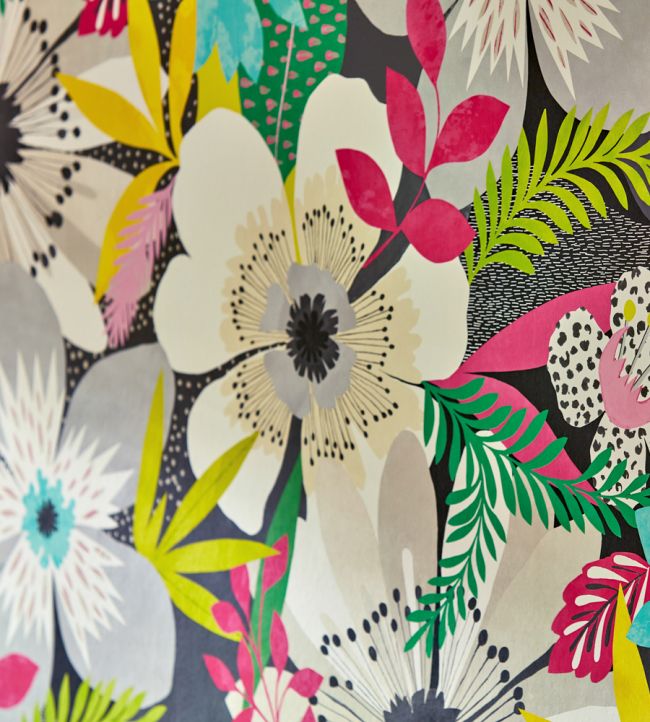 Floral Riot Room Wallpaper 3 - Multicolor
