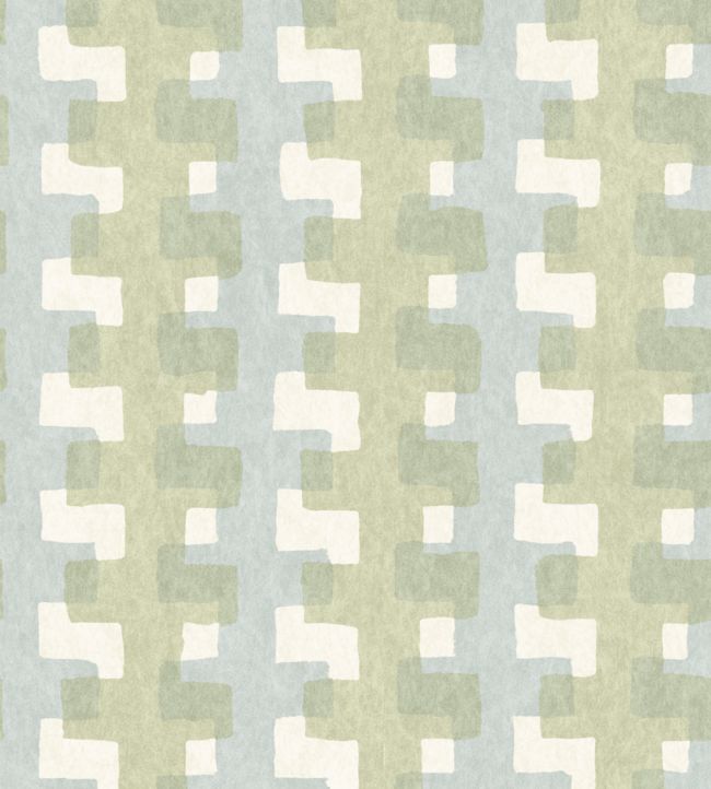 Cremaillere Wallpaper - Teal