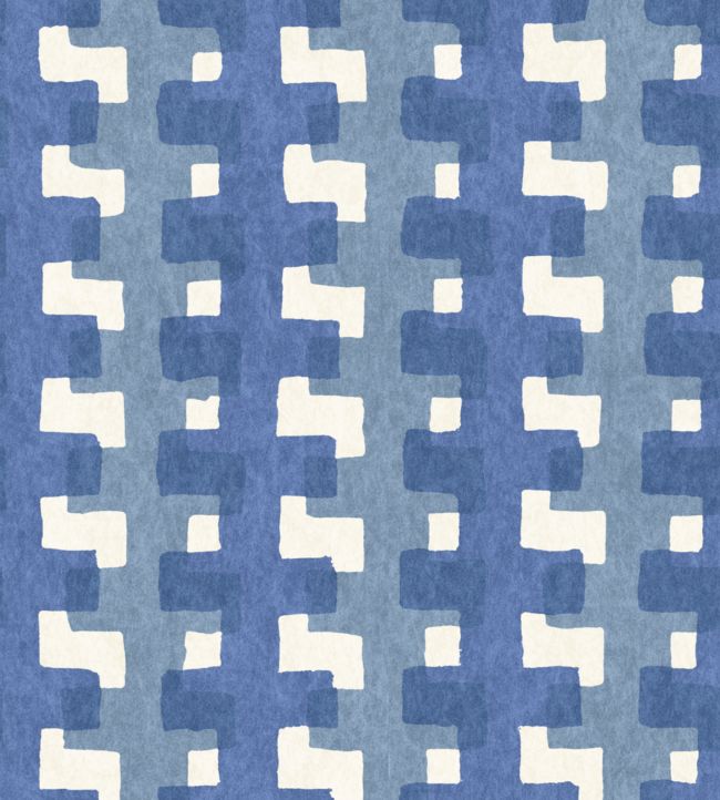 Cremaillere Wallpaper - Blue