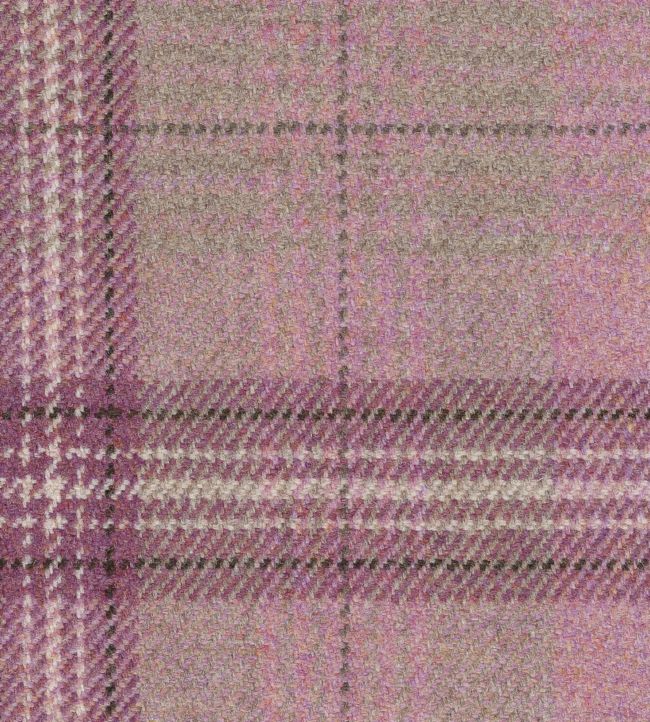Craigie Plaid Fabric - Purple