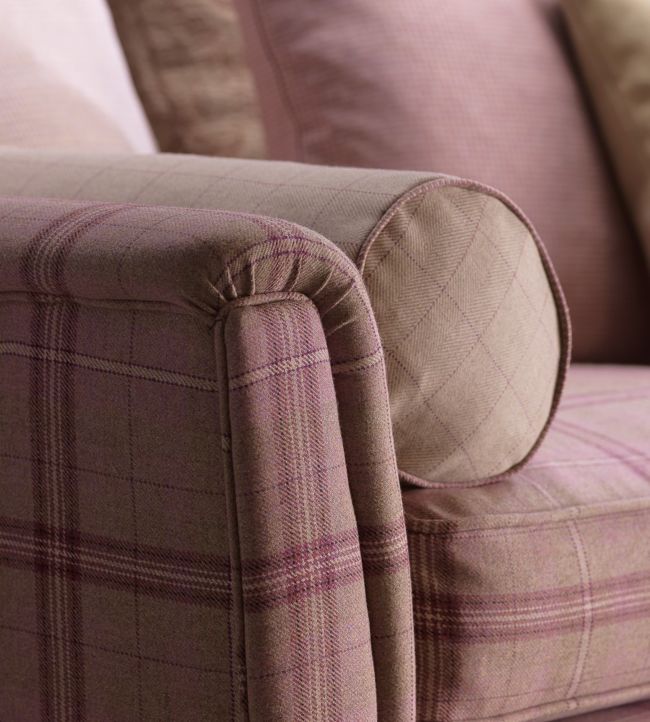 Craigie Plaid Room Fabric 2 - Purple