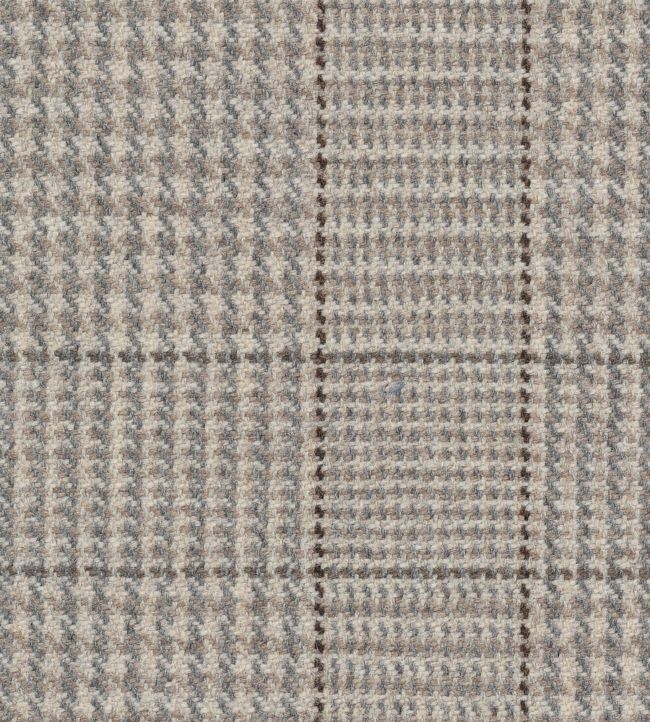 Craigie Check Fabric - Gray 