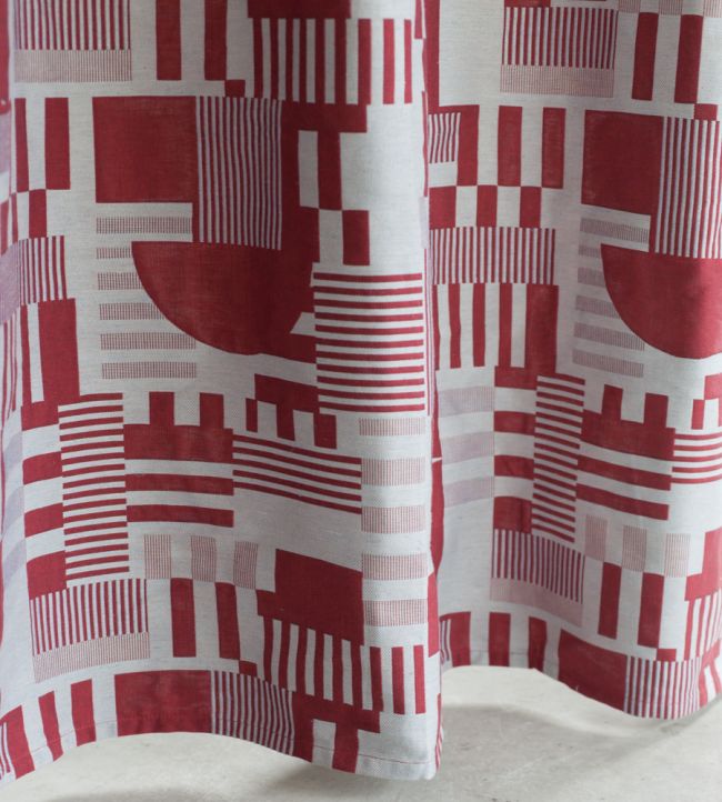 Hayward Room Fabric - Red