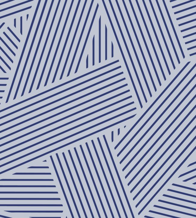 Oblique Fabric - Blue 