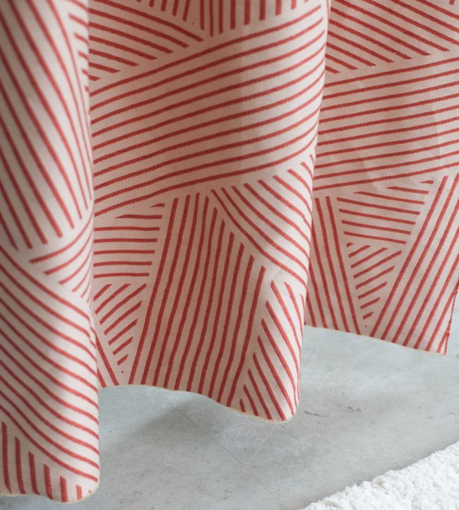 Oblique Room Fabric - Pink