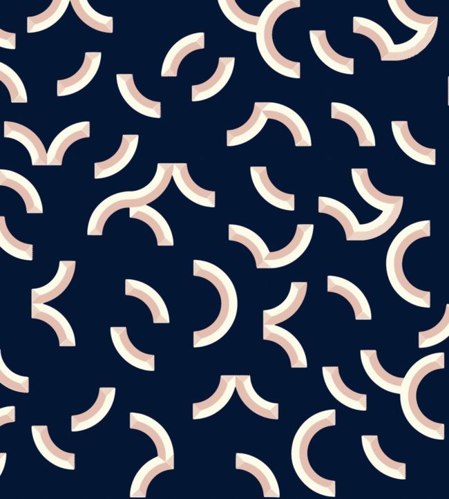 Contour Wallpaper - Blue 