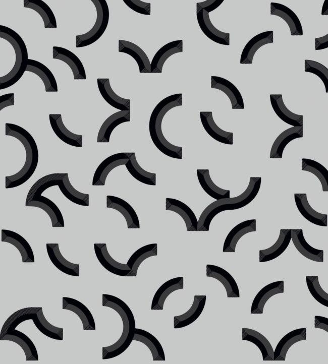 Contour Wallpaper - Black 