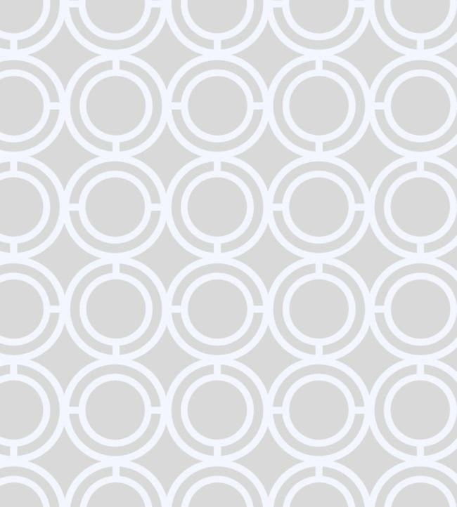 Palladian Loop Wallpaper - Silver 
