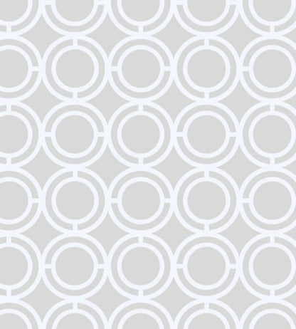 Palladian Loop Wallpaper - Silver 