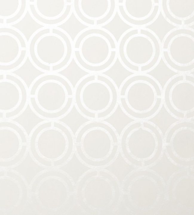 Palladian Loop Wallpaper - White 