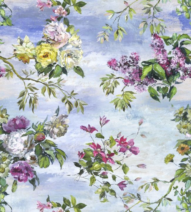 Caprifoglio Wallpaper - Sky - PDG676/01 - Designers Guild