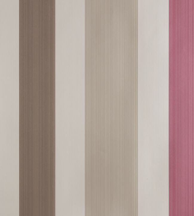 Chromatic Stripe Wallpaper - Dead Salmon - 4204 - Farrow & Ball