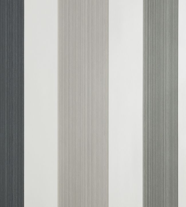 Chromatic Stripe Wallpaper - Off-Black - 4201 - Farrow & Ball