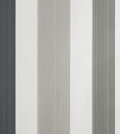 Chromatic Stripe Wallpaper - Off-Black - 4201 - Farrow & Ball