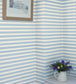 Closet Stripe Wallpaper - Lulworth Blue - 360 - Farrow & Ball