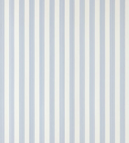Closet Stripe Wallpaper - Lulworth Blue - 360 - Farrow & Ball