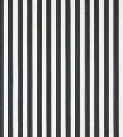 Closet Stripe Wallpaper - Off-Black - 351 - Farrow & Ball