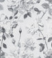 Couture Rose Wallpaper - Noir - PDG711/06 - Designers Guild