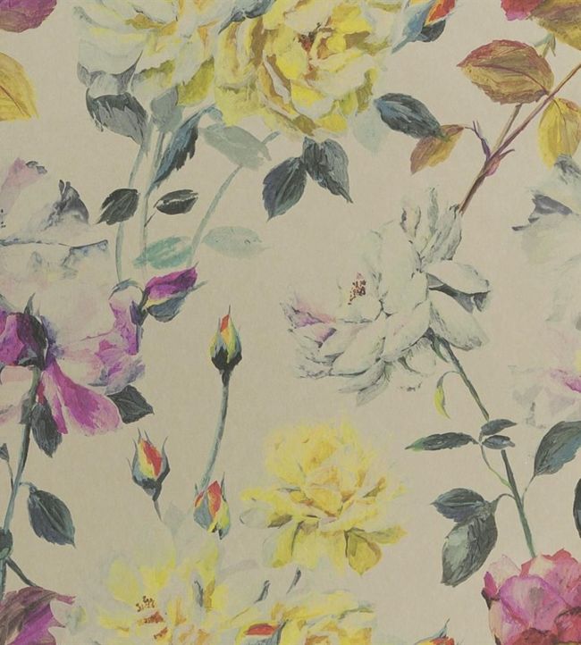 Couture Rose Wallpaper - Tuberose - PDG711/02 - Designers Guild