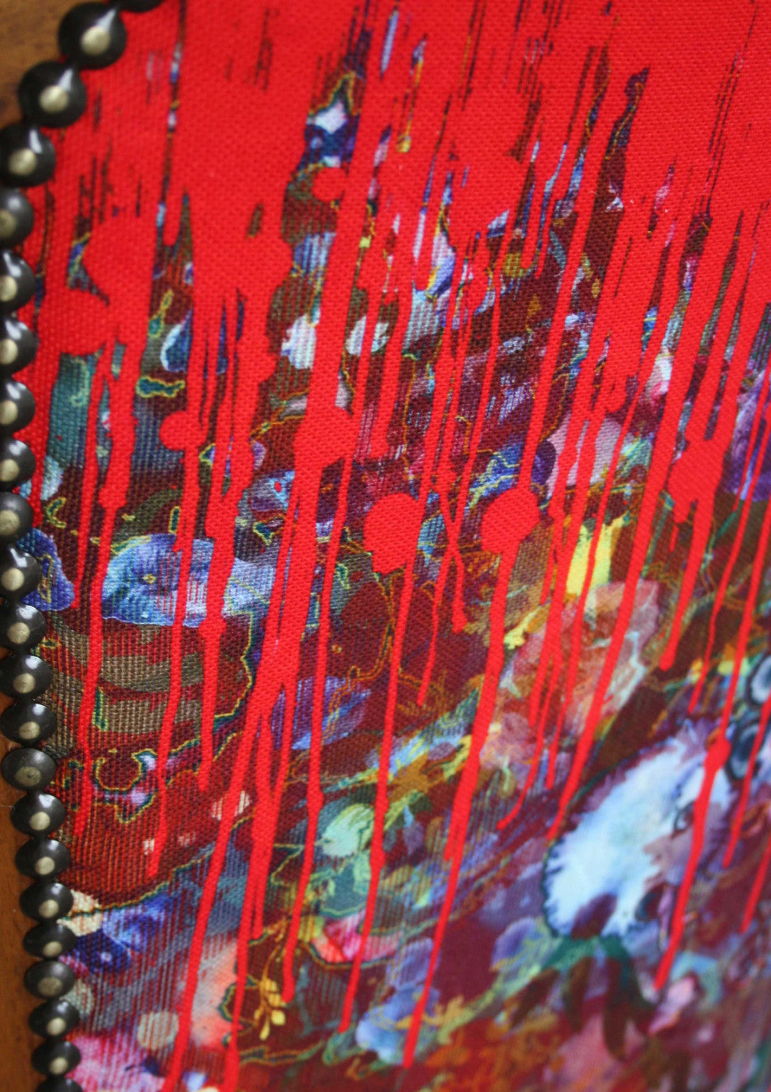 Omni Drips Room Fabric - Red