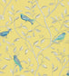Finches Wallpaper - Yellow